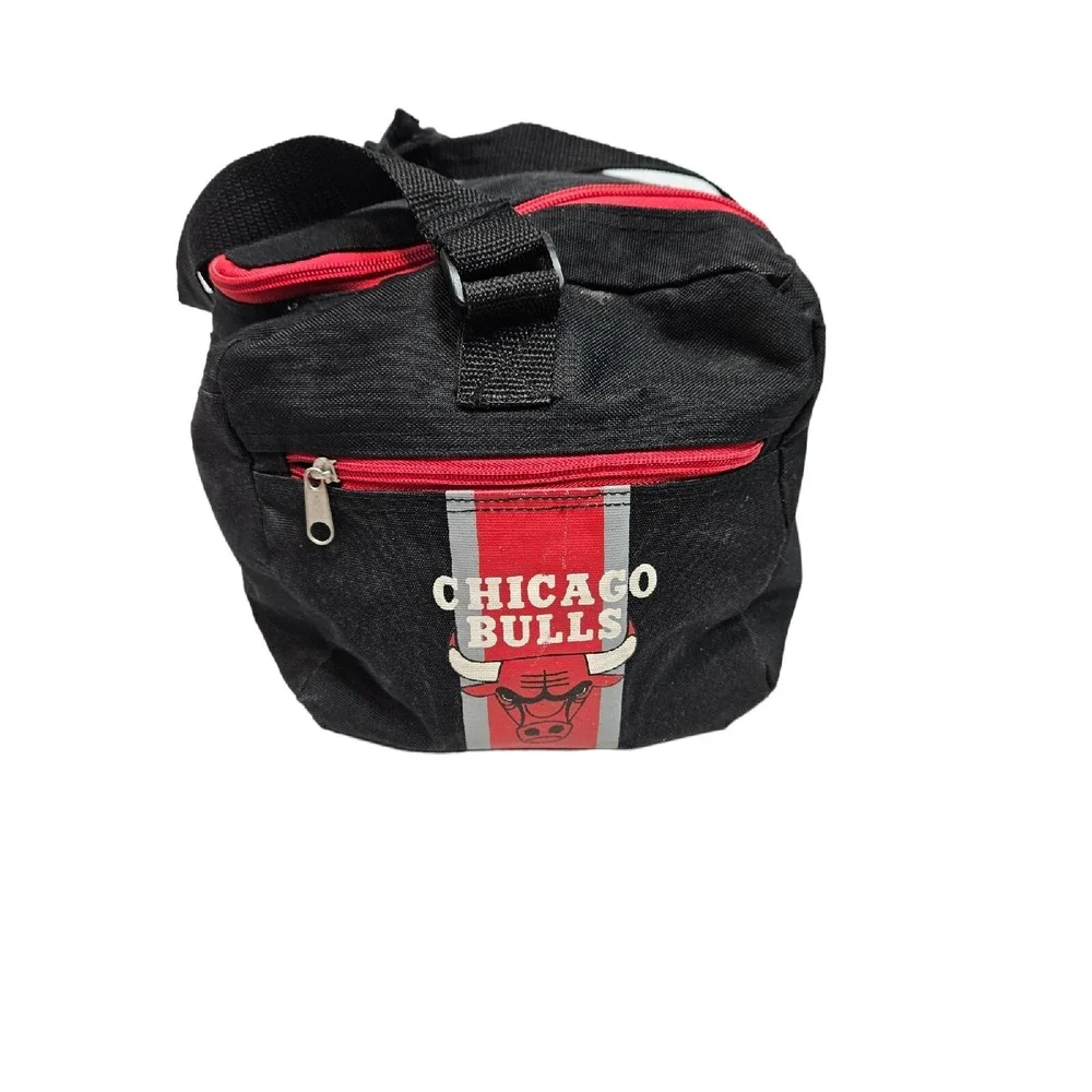 Vintage NBA Chicago Bulls Basketball Small Duffel Bag Unisex